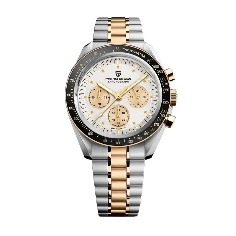 Pagani Design Speedmaster Sports Two-tone Men's Watch-  PD-1701